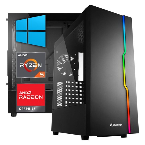 Gaming amd ryzen 5600g - pc, 5